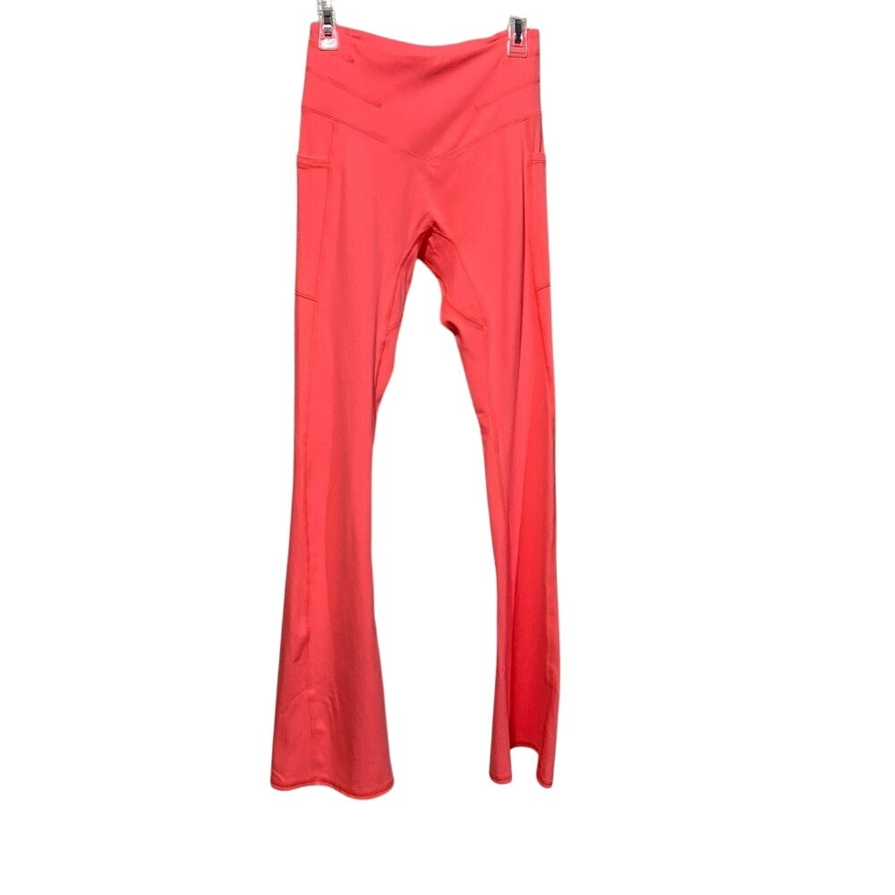 Free People Movement Flare Leggings Coral Athletic Workout Yoga Athleisure NWOT